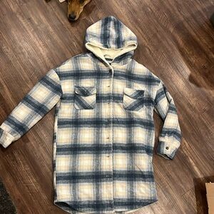Lucky Brand Plaid Coat‎